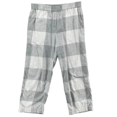 Colección COS de Pantalones de Salón Estilo Para Hombre Gris Blanco Búfalo Cuadros Algodón Talla S Foto 1 de 4