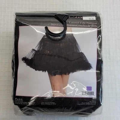 New Petticoat Black Short Sexy layered tulle petticoat from Leg Avenue 0ne sz. - Image 1 of 4