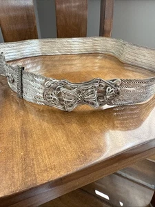Cintura vintage argento metallo - Foto 1 di 3