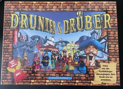 Drunter & Drüber 1994 Klaus Teuber Spiel d. Jahres 1991 Familienspiel Brettspiel - Bild 1 von 2
