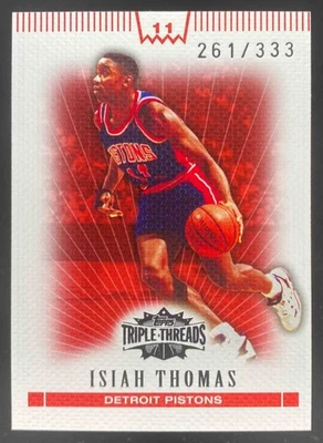 Isiah Thomas 2007-08 Topps Triple Threads /333 #92 Pistons - Image 1 of 4