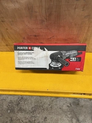 Porter-Cable 7346 6-Inch Random Orbit Variable Speed Sander W/ Handle & New Pad - Image 1 of 4