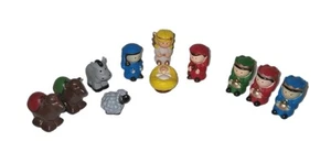 Oriental Trading Nativity Scene Mini Set Of 11 Kids Resin Small - Picture 1 of 5