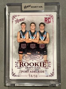 2025 AFL SELECT SUPREMACY ROOKIE 2025 DRAFT CLASS PORT ADELAIDE POWER 14/50 - Picture 1 of 3