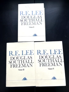 R. E. Lee: A Biography by Douglas Southall Freeman, Volumes 2-4, Hardcover - Picture 1 of 5