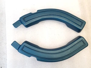 Cubiertas de bisagra de asiento de banco azul oscuro 80-86 F150 F250 F350 Bronco - Imagen 1 de 10