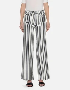 Frame Le Slim Palazzo Hose weites Bein marine gestreift neu Größe 25 - Bild 1 von 14
