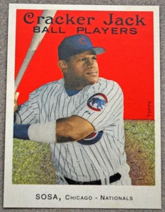 Adesivo Topps Cracker Jack 2004 Sammy Sosa #80 SP stampa corta - Foto 1 di 2