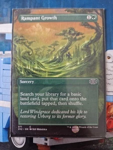 MTG Rampant Growth Borderless Art Double Masters Full Art  - Bild 1 von 1