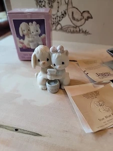 Precious Moments BC912 True Blue Friends 1991 Figurine - Picture 1 of 7