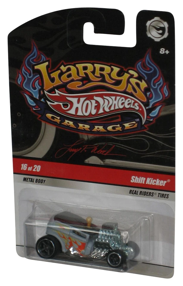 Hot Wheels Larry's Garage (2008) Gray Shift Kicker Real Riders Car 16/20 - Image 1 of 1