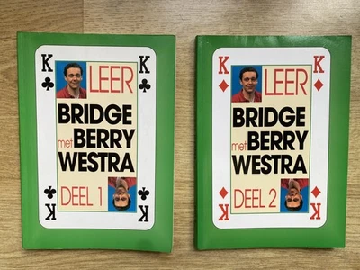 BRIDGE books Leer Bridge met Berry Westra Deel 1 + 2 + 3 + Bridge Beter magazine - Image 1 of 4