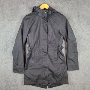 The North Face Hyvent Parka Trench Kapuze schwarz Regen Mantel Jacke Damen XS - Bild 1 von 9