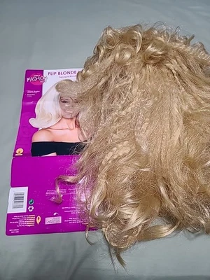 Women's Flip Blonde Wig Worn Once As SANDY OLSSON From GREASE;Costume/Halloween  - Image 1 of 4