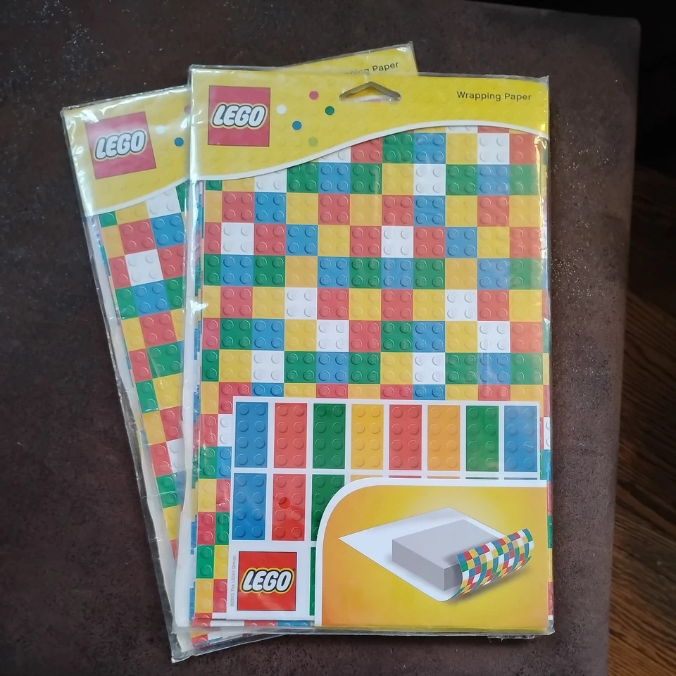 2 Packs LEGO Brick Wrapping Paper, 850841 - Image 1 of 4
