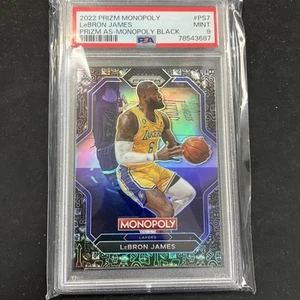 2022-23 Panini Prizm Monopoly Skills Black LeBron James #PS7 PSA 9 MINT Lakers - Picture 1 of 2