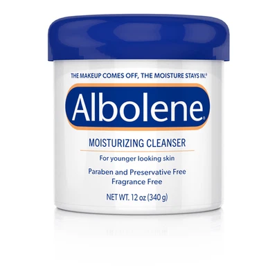 Crema hidratante facial Albolene, limpiador facial, 12 oz Foto 1 de 4