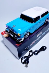 Modellino Auto Retro Cassa WSTER Wireless Bluetooth Speaker with TF USB FM Music - Imagen 1 de 3