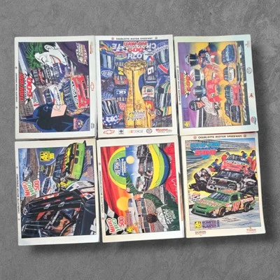 Vintage 90s Charlotte Motor Speedway NASCAR Program Magazine (Lot Of 6) N3 - Image 1 of 4