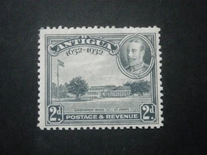 Antigua KGV 1932 Tercentenary 2d grey SG84 LMM - Picture 1 of 2