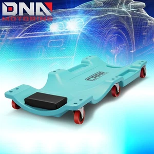36"X17" Low Profile Auto Creeper for Garage Mechanic Rolling Under Car Sky Blue - Picture 1 of 6