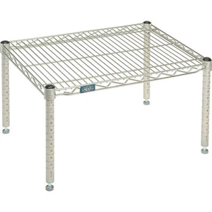 Nexel Poly-Z-Brite Wire Dunnage Rack 24"W x 18"D x 14"H - Picture 1 of 1