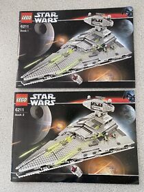 LEGO Star Wars 6211 Imperial Star Destroyer ExCond INSTRUCTION MANUALS Only