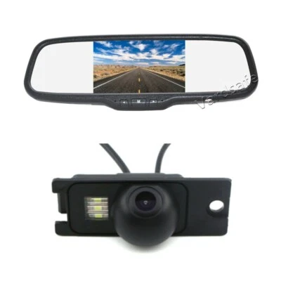 Car Reverse Camera Clip-on Rear View Mirror Monitor For Volvo S80 S60 S60L XC60 - Image 1 of 4