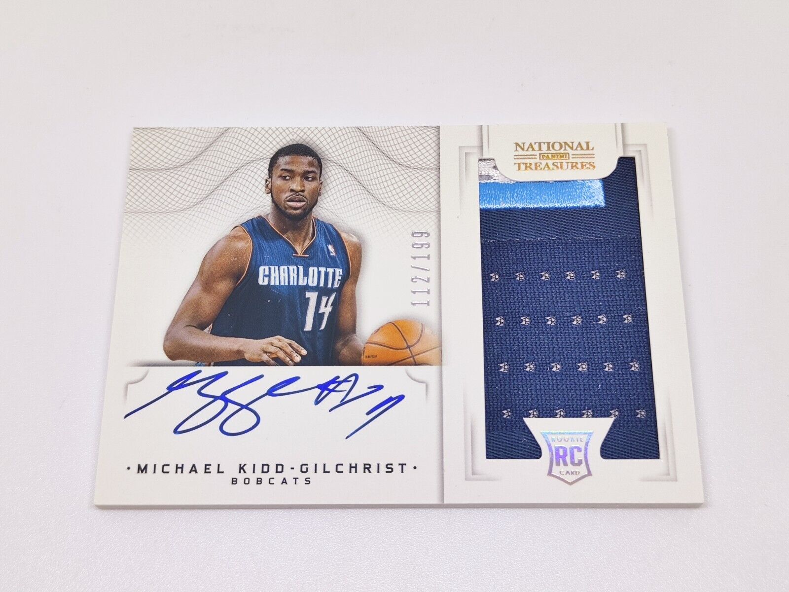 2012-13 Panini National Treasures Rookie Patch Auto MICHAEL KIDD GILCHRIST /199!