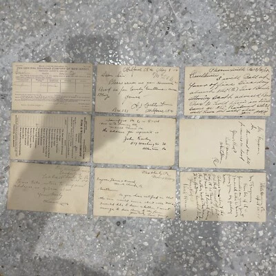 Lot Of 9 VINTAGE UX24 McKinley ONE CENT POSTAL CARD Dated 1914-1915  Lot 3 Of 3 - Image 1 of 4