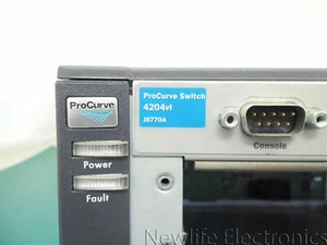 HP J8770-69001 4204vl Switch Chassis J8770A (Incl: 1 Power Supply, No Modules) - Picture 1 of 10