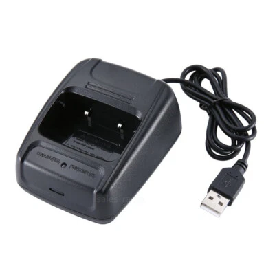 USB Charger For Baofeng BF-888S BF-88E BF-777S BF-666S Retevis H777 Ham Radios - Image 1 of 4