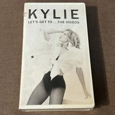 Sealed KYLIE MINOGUE Let's Get To.. The Videos JAPAN VHS VIDEO ALVB-19 1992 - Image 1 of 4