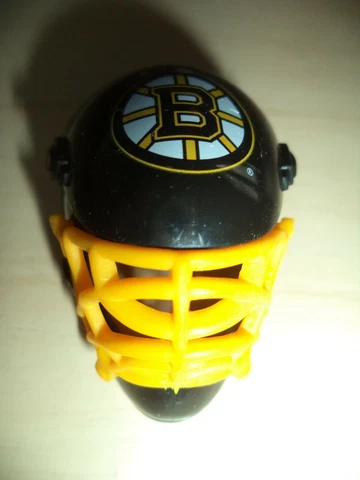 Boston Bruins Hockey Goalie Mini Helmet Mask Franklin NHL 1.5" Cover