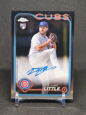 2024 Topps Chrome - Luke Little RC #RA-LL - Rookie On Card Auto - Chicago Cubs - Image 1 of 2