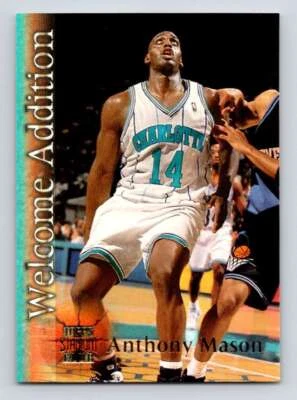 1996-97 Topps Stadium Club Welcome Additions #WA14 Anthony Mason Insert - Image 1 of 2