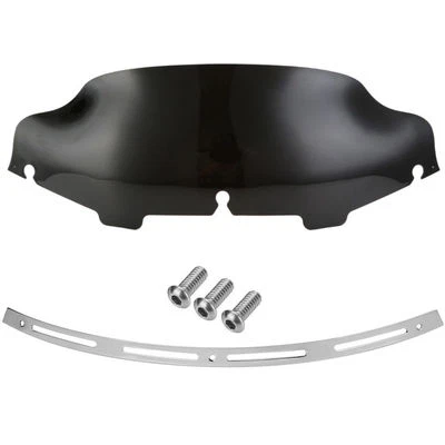 Slotted Stock Batwing Trim Dark Smoke 6" Windshield For Harley FLHR FLHT 96-13 - Image 1 of 4