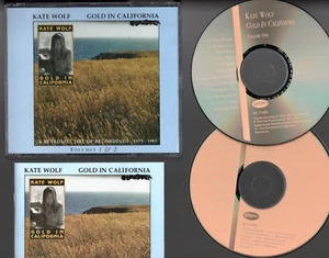KATE WOLF Gold In California Rhino OOP 2 CD 1975-1985 R2 71485 COMPLETE booklet - Picture 1 of 4