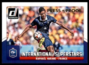 2015 Donruss International Superstars Press Proof Gold #79 Raphael Varane /99