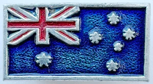 USSR SOVIET PIN BADGE. AUSTRALIAN FLAG. AUSTRALIA - Picture 1 of 6