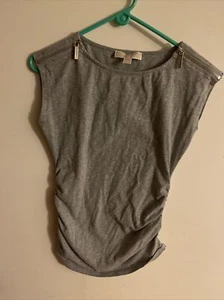 Michael Kors Womens Gray Wide Strap Pullover Blouse Size Small - Picture 1 of 4