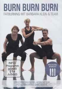FATBURNING MIT BARBARA KLEIN & TEAM - DVD - BURN BURN BURN ( Neu ) - Bild 1 von 2