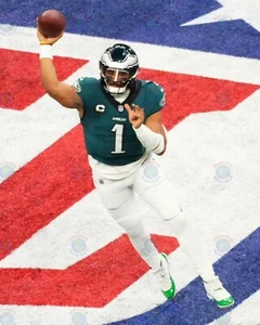 8x10 Photo JALEN HURTS Philadelphia Eagles QB NFL MVP Super Bowl 59 - Picture 1 of 1