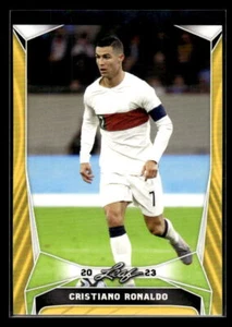 2023 Leaf Soccer Blaster Base Gold #2 Cristiano Ronaldo Portugal - Bild 1 von 2