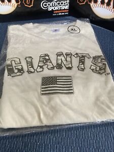 SAN FRANCISCVO GIANTS Military T-Shirt - Size (XL) SGA 5.22.22 NIP