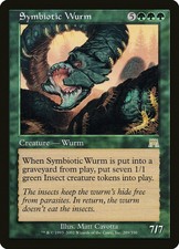 MTG - Symbiotic Wurm - Onslaught - X1 - (LP) - FREE SHIPPING