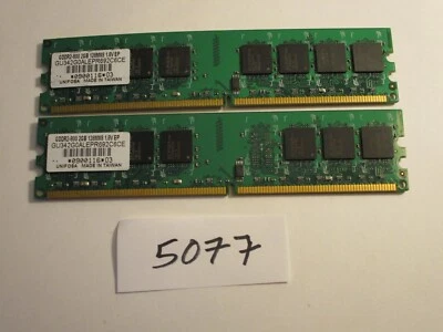 Unifosa 2x2Gb=4Gb PC2-6400 800Mhz DDR2 Desktop Memory RAM (5077) - Image 1 of 2