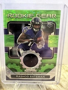 Parche de radiocontrol Rashod Bateman Ravens 2021 Prizm Rookie Gear Silver Prizm #RG-10 - Imagen 1 de 2