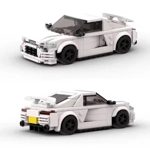 Audi R8 | Blanco | Juego de ladrillos de construcción sin usar, en caja - 350 piezas Reino Unido - Imagen 1 de 9