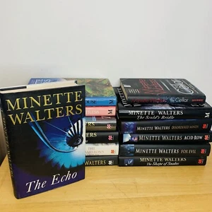 Minette Walters SIGNED Book Bundle x 13 Hardback Job Lot, 11 Signed By Author - Picture 1 of 9